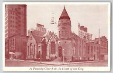 Postcard Travis Park Methodist Church 1947 picture