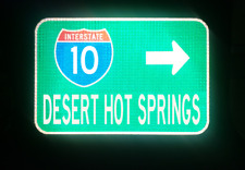 DESERT HOT SPRINGS Interstate 10 California route road sign - Palm Springs picture
