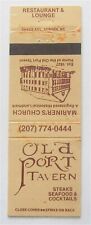 MARINER'S CHURCH EST. 1827 HOME OF OLD PORT TAVERN, PORTLAND, ME MATCHBOOK COVER picture