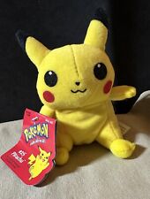 Vintage ‘98 Hasbro 6” Pokemon Bean Bag-Pikachu New  With Tags picture