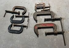 Lot Of 7 C-Clamps Armstrong #106, Hargrove #44, B&C 143, Williams 404 USA picture