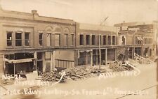 H99/ Lorain Ohio RPPC Postcard 1924 Tornado Disaster Mills Store Crystal189 picture