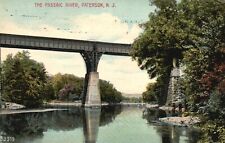 Postcard NJ Paterson New Jersey Passaic River Posted 1912 Vintage PC J3100 picture