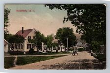 Wentworth NH-New Hampshire Scenic View Town Area Antique Vintage c1919 Postcard picture