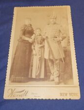 Antique 1800s Cabinet Card Photo Shade Shields Circus Texas Giant Freakshow picture