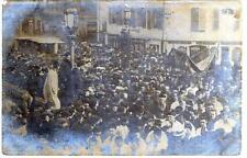 CPA 64 BAYONNE PHOTO CARD SHOWING HUGE CROWD OF RELIGIOUS IN FRONT OF THE MAGA picture