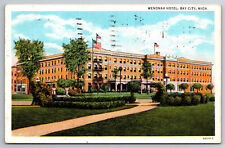 Vintage Postcard MI Bay City Wenonah Hotel c1936 ~7942 picture