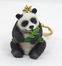 Panda Zoo Animal Resin Panda figurine keychain picture