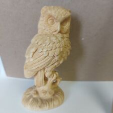 Vtg Owl Figure Sculptor A Santini Classic Resin ,5,5