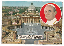 Saluti dal S. Pietro Italy Postcard Postmark 1964. picture