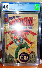 Marvel Comics Here Comes Daredevil 24 CGC 4.0 1967 Kazar Zabu Plunderer Graded picture