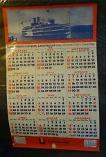 Byron Weston Company 1978 Calendar Poster with image of PS Alexander Hamilton picture