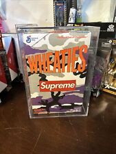 Hype Supreme Wheaties Cereal Box 2021 Purple Camo With Case Protector picture