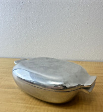 Vintage 1960s NAMBE Aluminum Alloy COVERED CASSEROLE BAKING DISH #15 With Lid picture