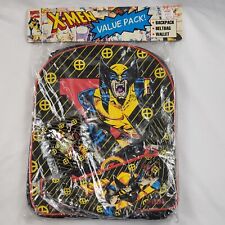 Vtg 1994 X-Men Backpack Wallet Fanny Pack Wolverine Gambit Rare  Set Marvel New picture