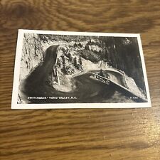 Switchback Yoho Valley BC Canada -Vintage RPPC Postcard picture