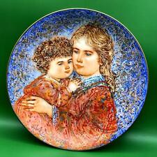 Edna Hibel Mothers Day Plate for 1985 Knowles Porcelain New in Box w/Docs (P34) picture