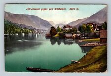 Alt Aussee Austria gegen den Dachstein Vintage Souvenir Postcard picture