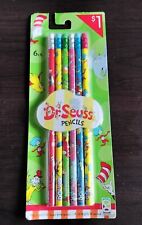 New Dr. Suess The Cat In The Hat 6 Count Pencils  picture