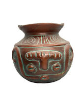 VTG Brazilian Marajoara Pottery Bowl Handmade w/Incised & Raised Details 6