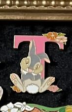 Japan Lucky Draw Intials Thumper “T” Disney Pin Rare HTF Grail picture