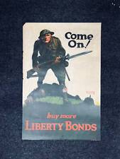 Original WW1 Propaganda Poster - Come On - 1917 World War 1 Propaganda Poster,  picture