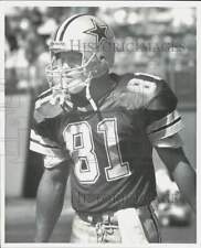 1989 Press Photo Dallas Cowboys football player, wide receiver Scott Ankrom picture