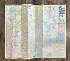 Vintage Maine New Hampshire Vermont American Automobile Association AAA Map picture