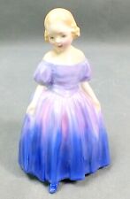 Vintage ROYAL DOULTON Bone China MARIE Girl in Dress FIGURINE England picture