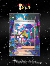 Iono 237/091 - Pokémon Paldean Fate - Magnetic Card Case+Artwork+Stand picture