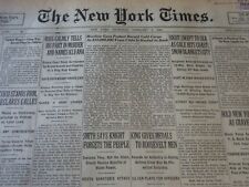1926 FEB 4 NEW YORK TIMES - ROSS TELLS PART IN MURDER & NAMES KLVANA - NT 6611 picture