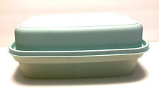 Tupperware Marinade Container 1295 Mint Green Season Serve with Lid 1294-VINTAGE picture
