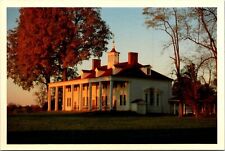 George Washington's Mount Vernon Mansion During Autumn Fall Vintage Postcard picture