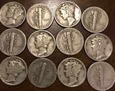 One 1916-1945 90% Silver Mercury Merc Dime 10c Coin Collectible 1 Winged Liberty picture