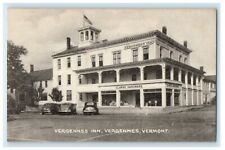 c1930's Vergennes Inn Hotel Building Street View Vermont VT Vintage Postcard   picture