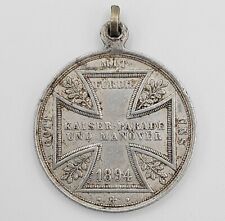 Original Iron Cross German medal Pickelhaube military Kaiser Wilhelm II antique picture