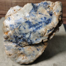 6.94 LB Natural Unheated Blue Sapphire Corundum Facet Rough Specimen #1723 picture