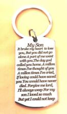 To my Son it broke My heart.... Keychain picture