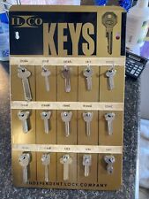 Vintage Ilco Keys Display With Keys  picture