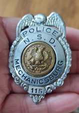 VERY RARE Obsolete WW2 Mechanicsburg PA  Naval Supply Depot Police Dept badge picture