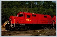 St Paul Minnesota Red Alco RS36 Xtra 2873 Train Postcard picture