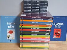 COMPLETE SERIES LES ARCHIVES DE TINTIN 24 BOOKS + 24 LEAD FIGURINES picture