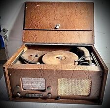 Antique Tube Radio Packard Bell PhonOcord Record Cutter Recorder Player Read picture