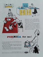 Original vintage Formica advert from 1956 House & Gardens picture
