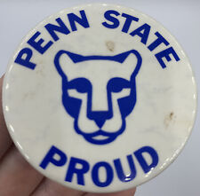 Penn State University College Pin Penn State Proud 2.25” Football Vintage picture