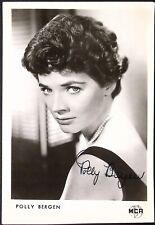1962 Polly Bergen Autographed Photo 5 x7.5