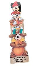 Vintage Disney World Wilderness Lodge Magnet Goofy Mickey Donald Duck Totem Pole picture