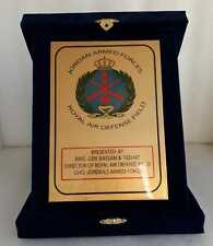 Vintage Jordan Royal Air defense Military medal plaque badge desert storm 1990s picture