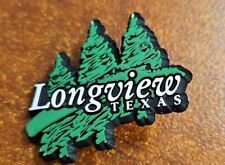 VTG Lapel Hat Pinback Longview Texas Trees picture