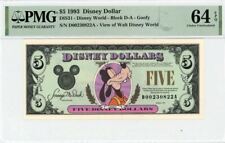 1993 $5 Disney Dollar Goofy PMG 64 EPQ (DIS31) picture
